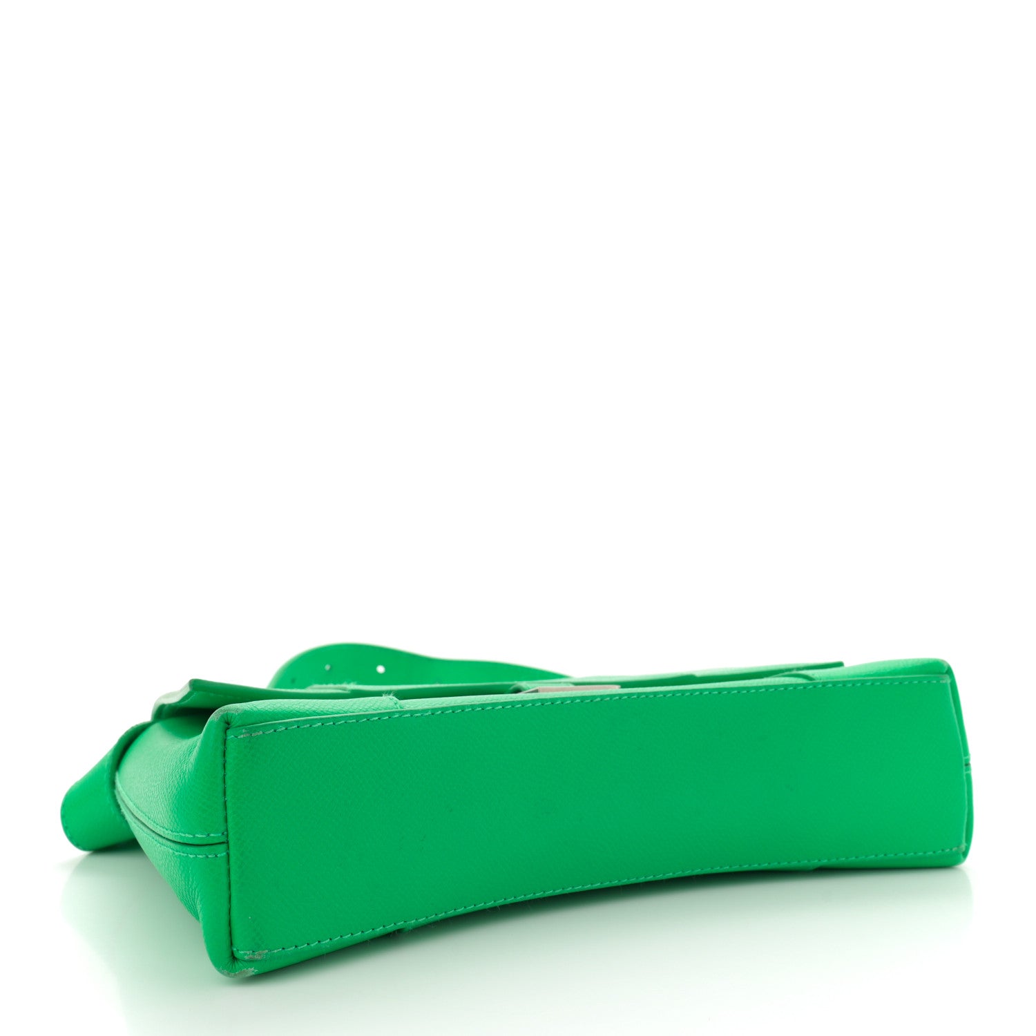 Balenciaga Grained Calfskin XS Downtown Shoulder Bag Vivid Green 4 of 16