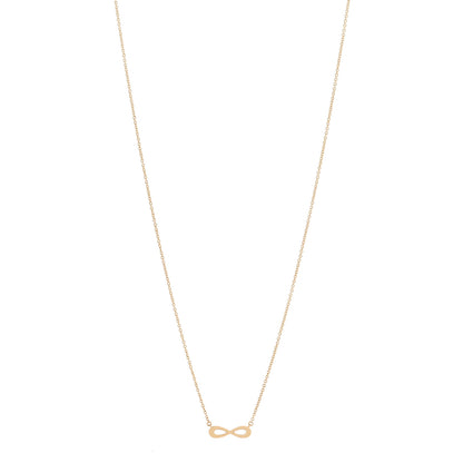 Tiffany 18K Yellow Gold Infinity Pendant Necklace 1 of 5