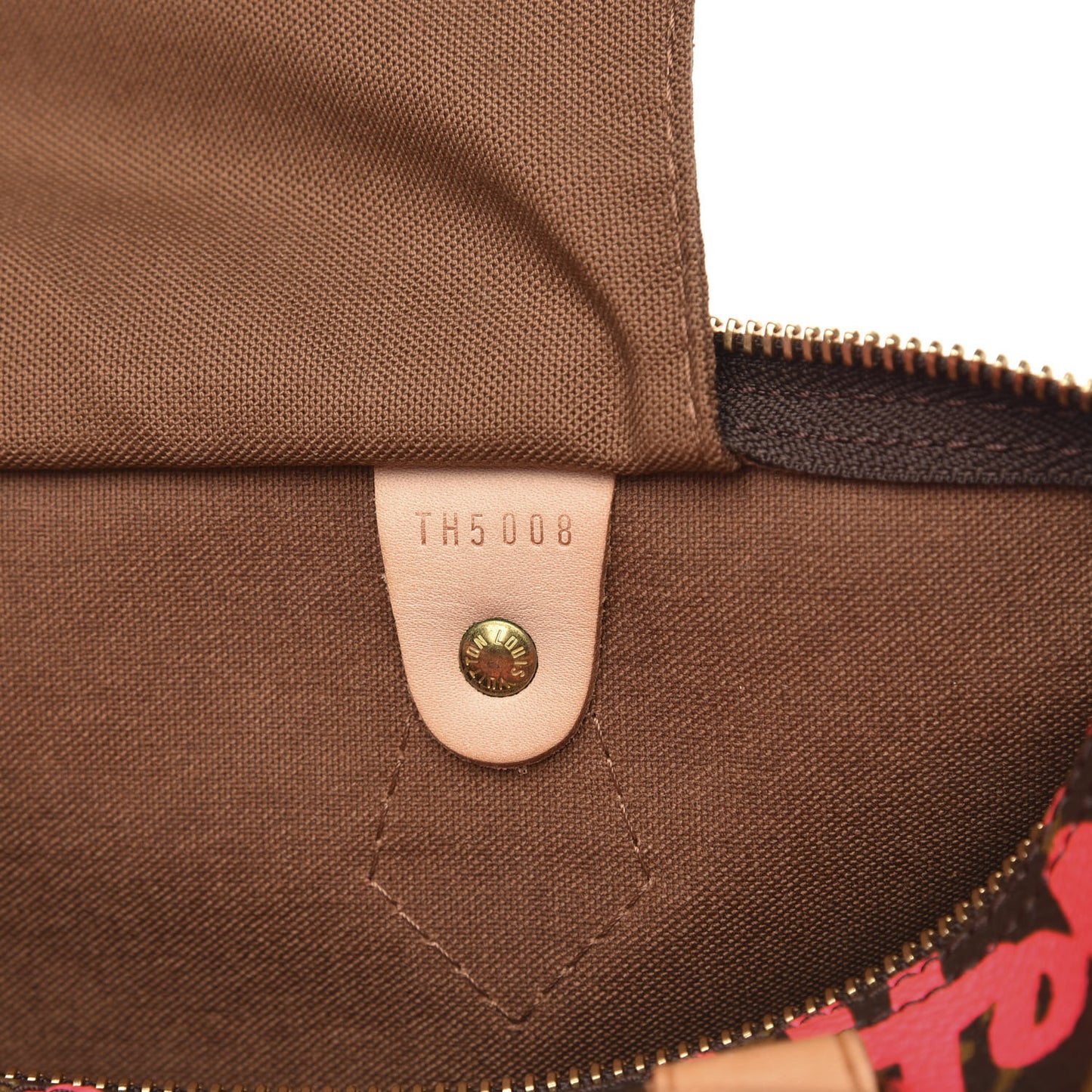 Monogram Graffiti Speedy 30 Fuchsia