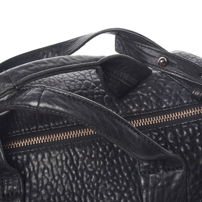Alexander Wang Pebbled Lambskin Rocco Black Rose Gold Hardware 14 of 17