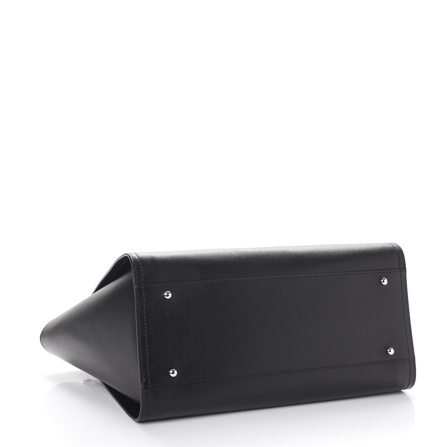 Caviar Medium Studded Deauville Tote Black
