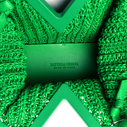Bottega Veneta Calfskin Crochet Small The Point Triangle Bag Parakeet 5 of 9
