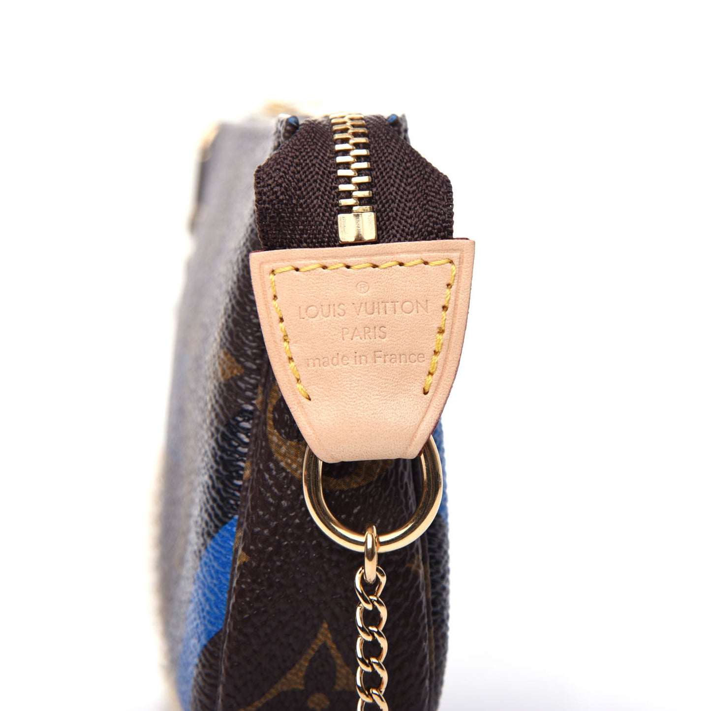 Monogram My LV Heritage Mini Pochette Accessories Black Bleu Clair