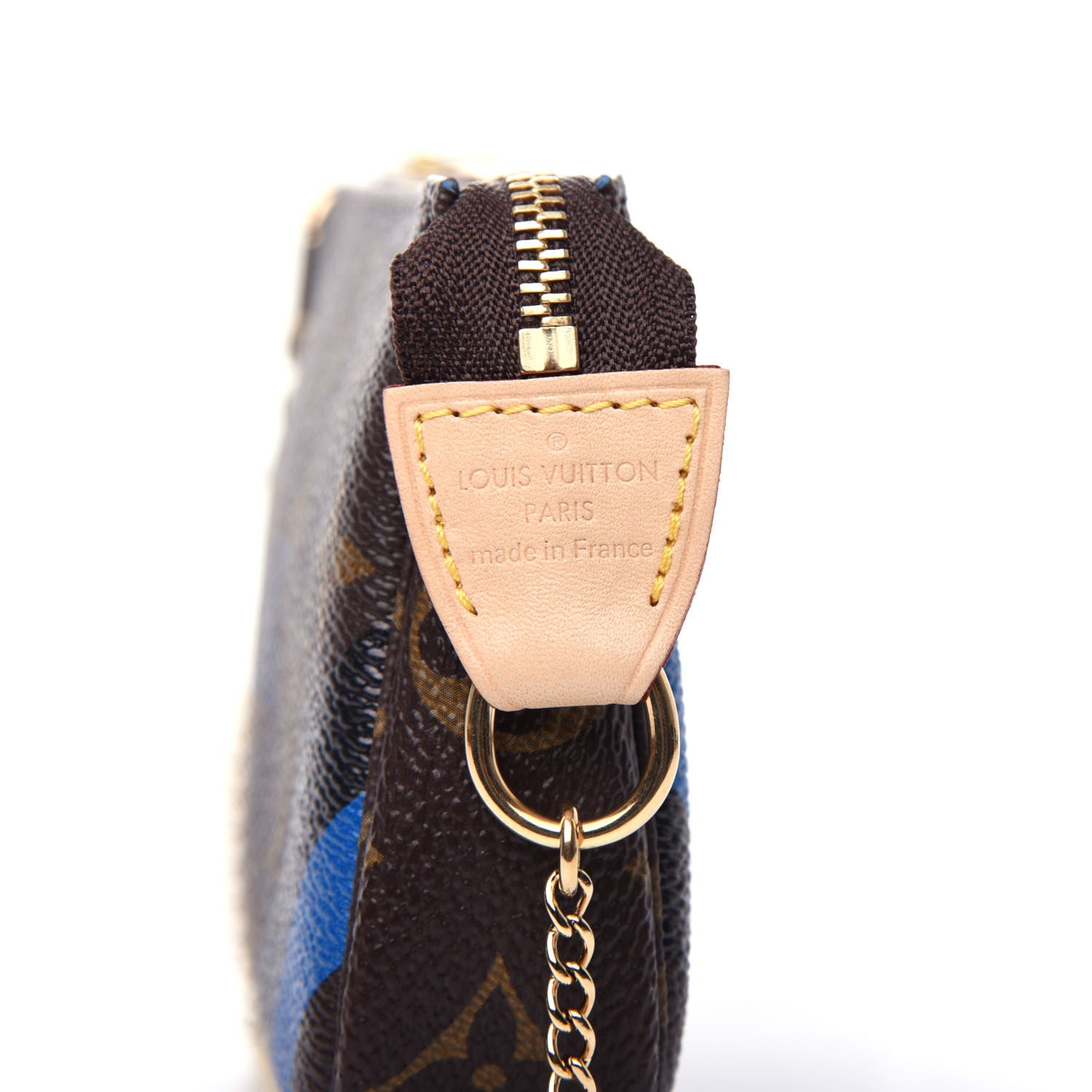 Louis Vuitton Monogram My LV Heritage Mini Pochette Accessories Black Bleu Clair 7 of 11