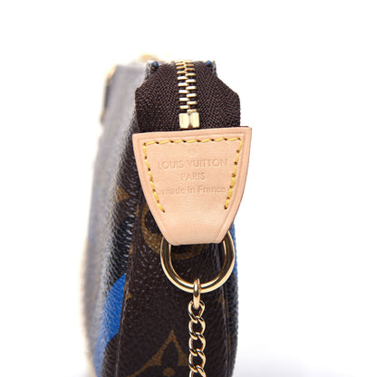 Louis Vuitton Monogram My LV Heritage Mini Pochette Accessories Black Bleu Clair 7 of 11