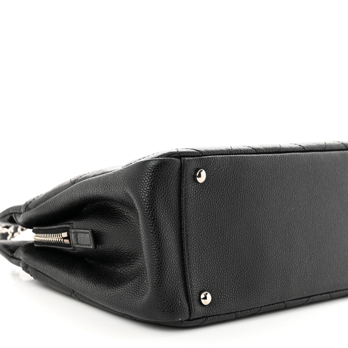 Caviar Quilted Timeless CC Soft Tote Black