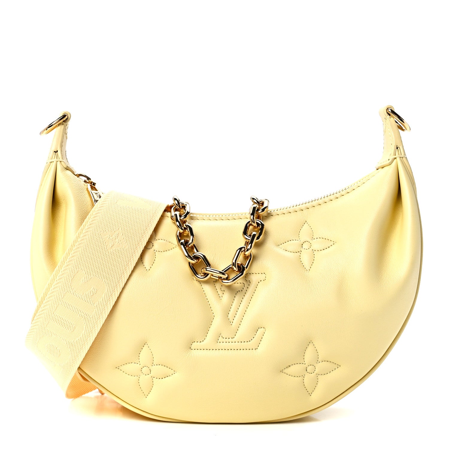 Louis Vuitton Calfskin Bubblegram Over The Moon Banana 1 of 10