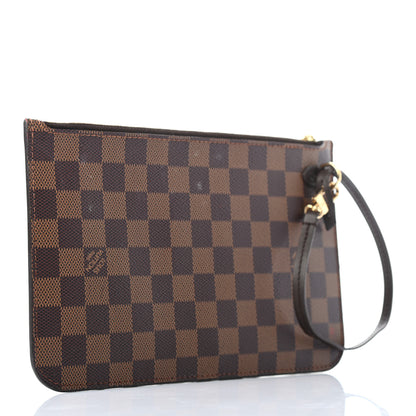 Louis Vuitton Damier Ebene Neverfull MM GM Pochette 3 of 7