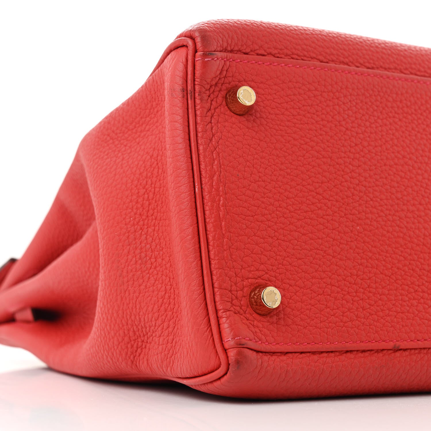 Hermes Togo Kelly Retourne 35 Rouge Casaque 9 of 13