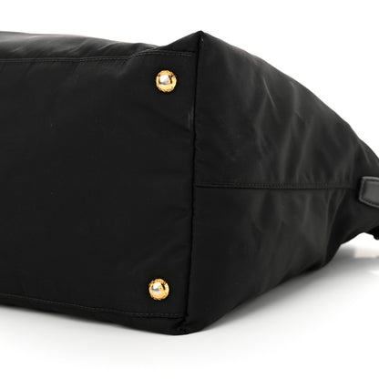 Prada Tessuto Nylon Saffiano Tote Black 8 of 10