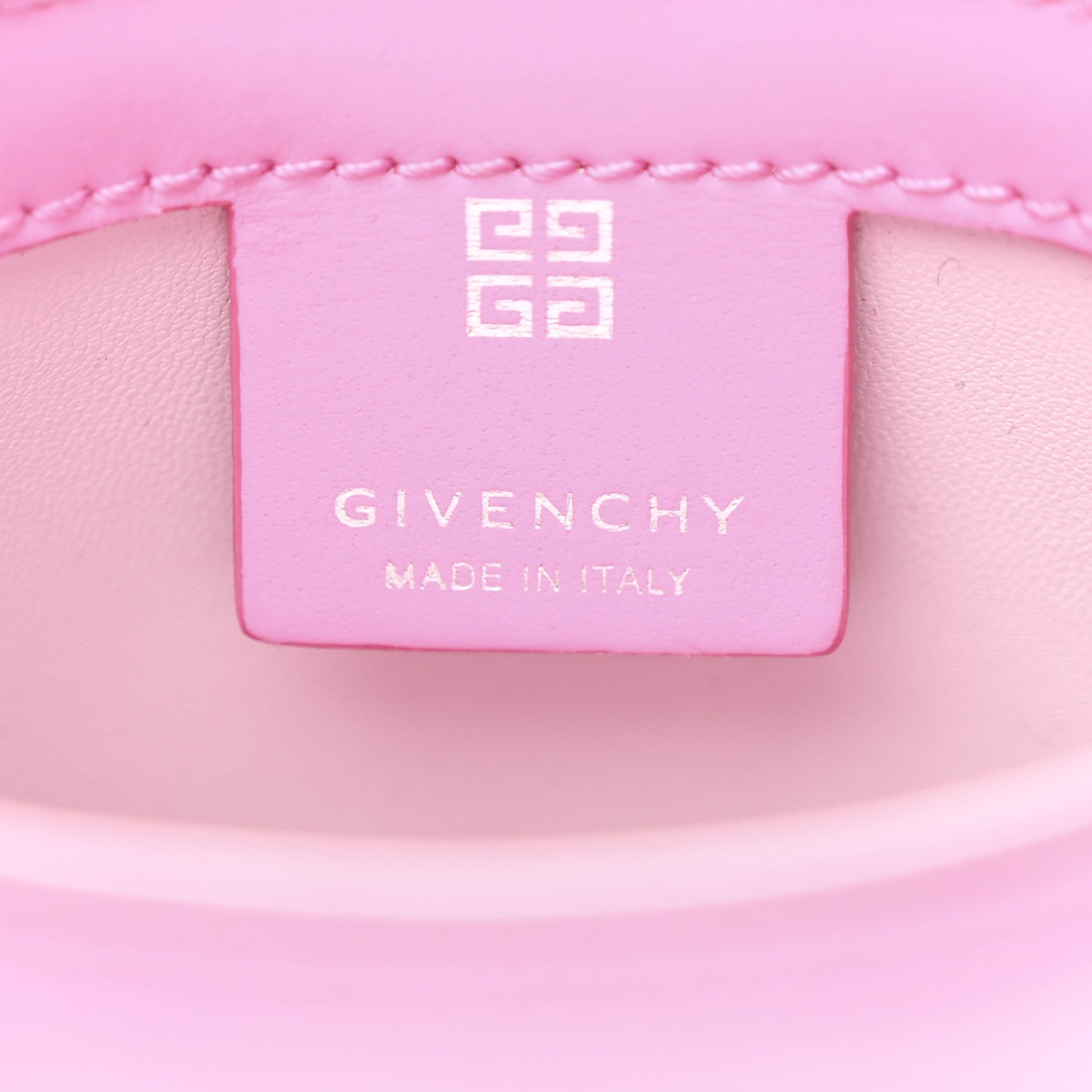 Givenchy Box Calfskin Micro Shark Lock Bucket Bag Pink 6 of 10