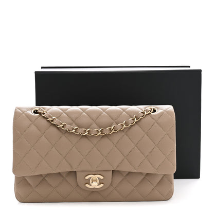 Chanel Caviar Quilted Medium Double Flap Dark Beige 11 of 11