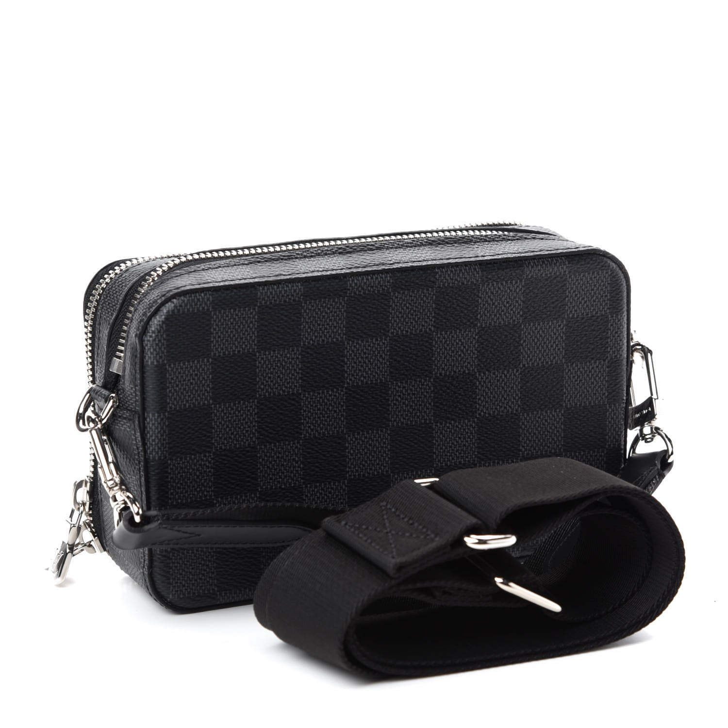 Louis Vuitton Damier Graphite Alpha Wearable Wallet 2 of 9