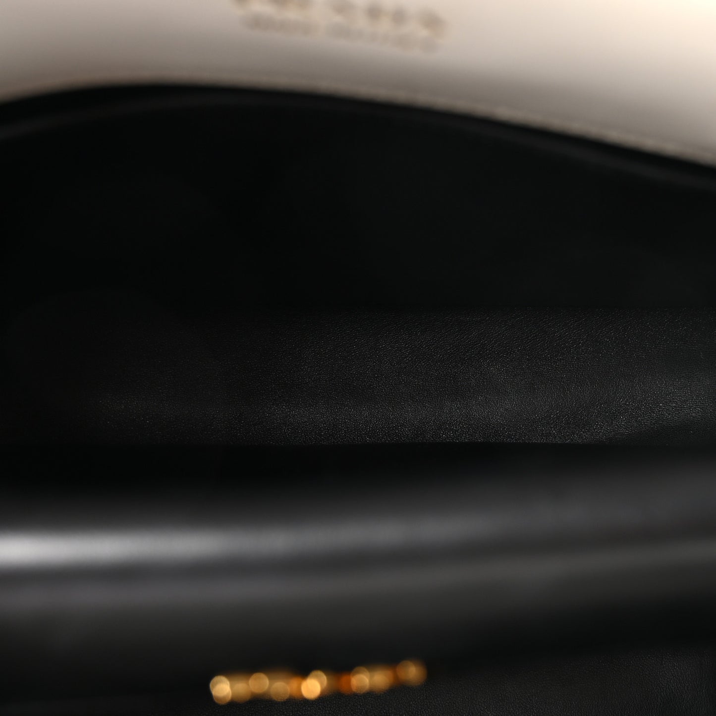 Saffiano City Calfskin Mini Bibliothèque Top Handle White Black