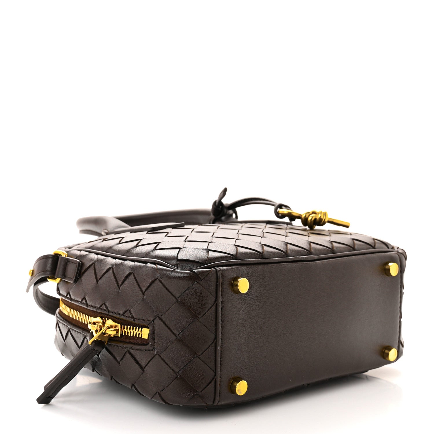 Bottega Veneta Lambskin Intrecciato Small Getaway Fondant 4 of 10