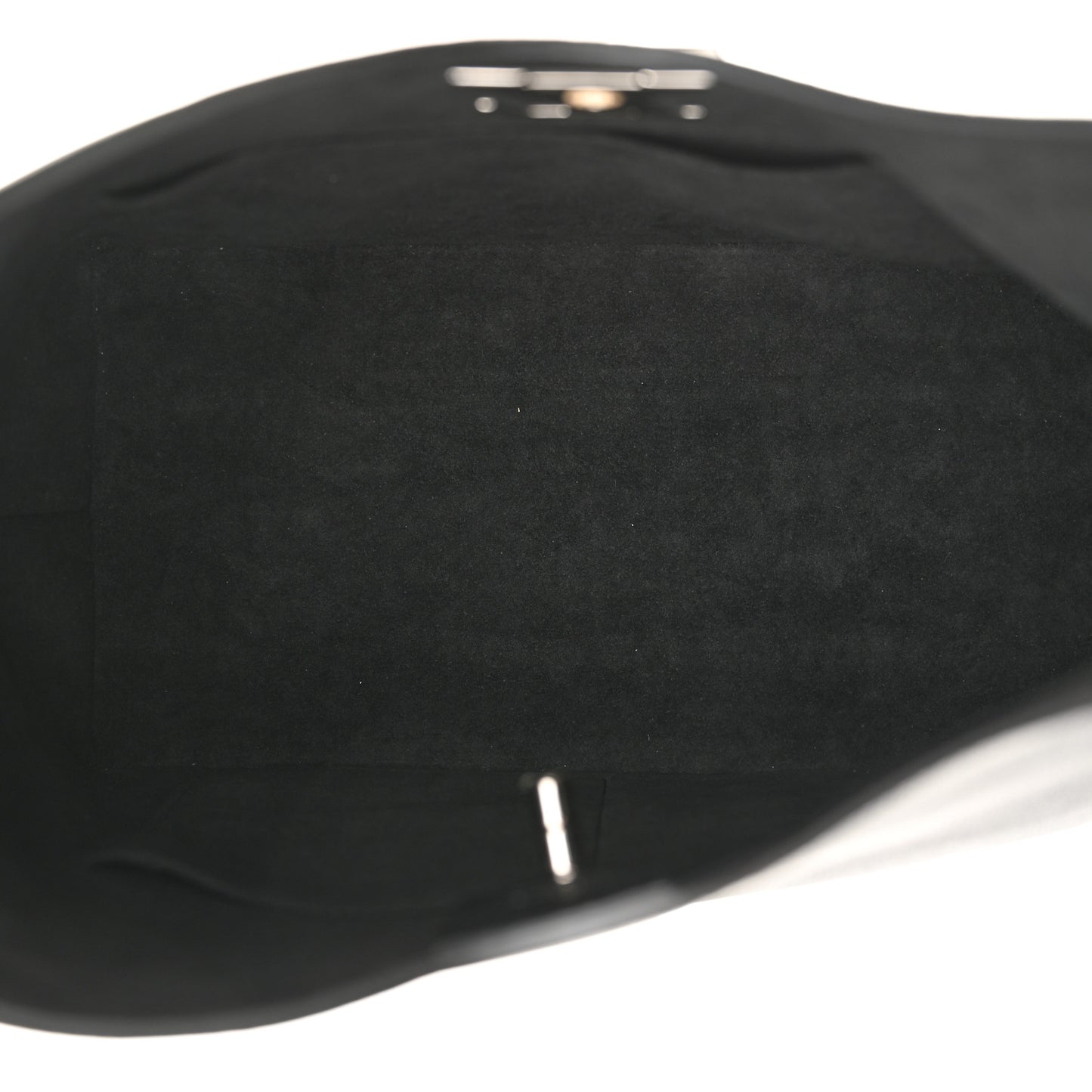 Calfskin Lockme Hobo Black