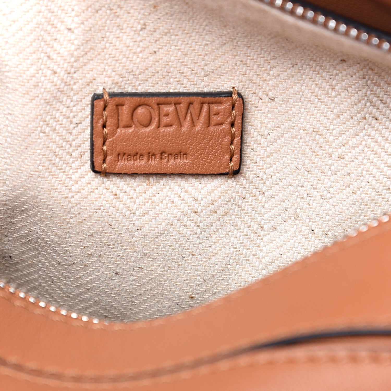 Loewe Calfskin Mini Puzzle Bag Tan 5 of 11