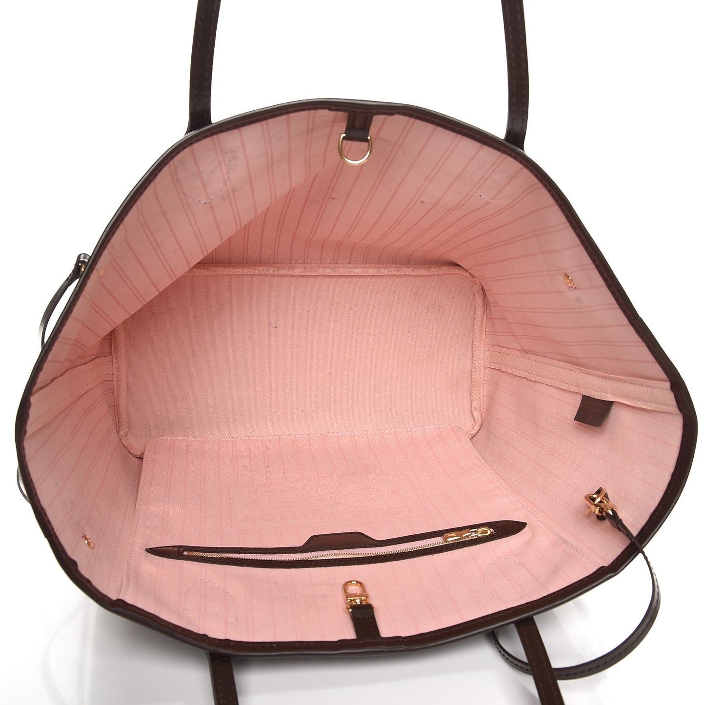Damier Ebene Neo Neverfull MM Rose Ballerine