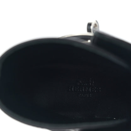 Hermes Calfskin Frenchie 50 Ankle Boots 36 Black 7 of 8