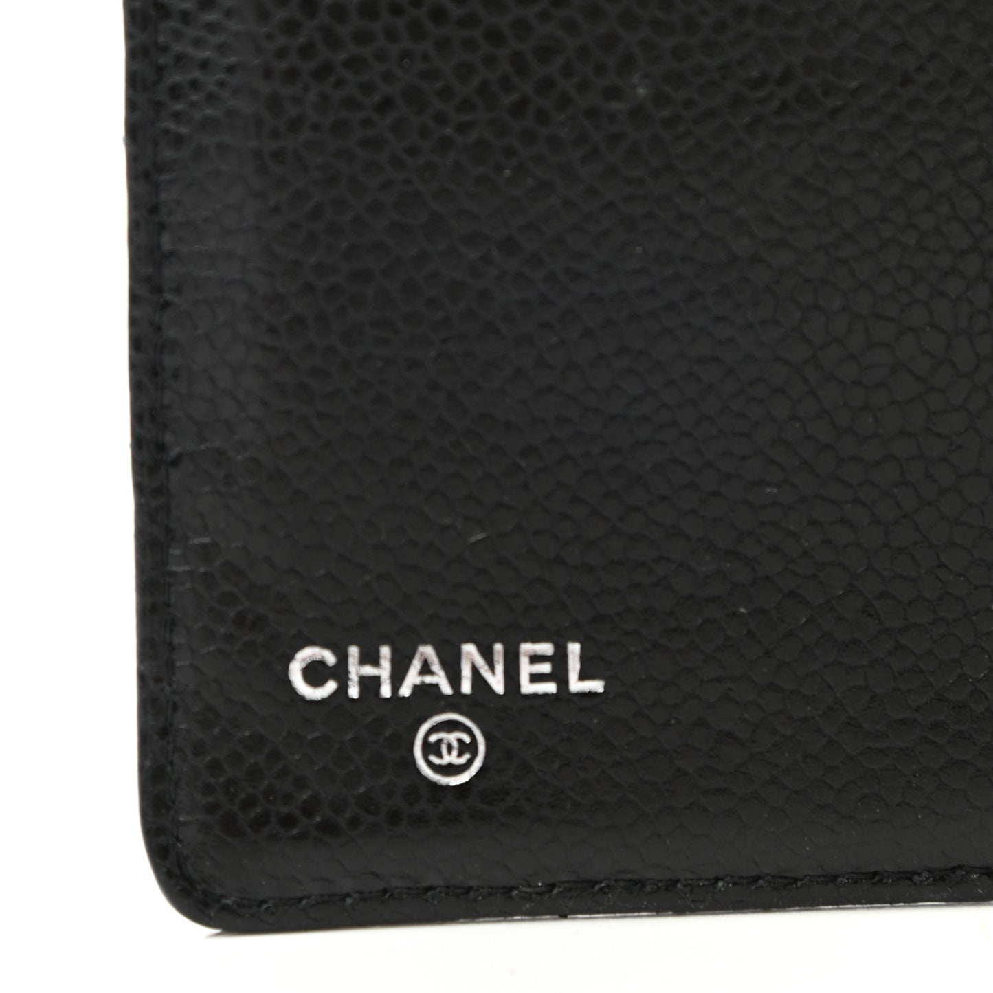 Caviar Quilted Yen Wallet Black