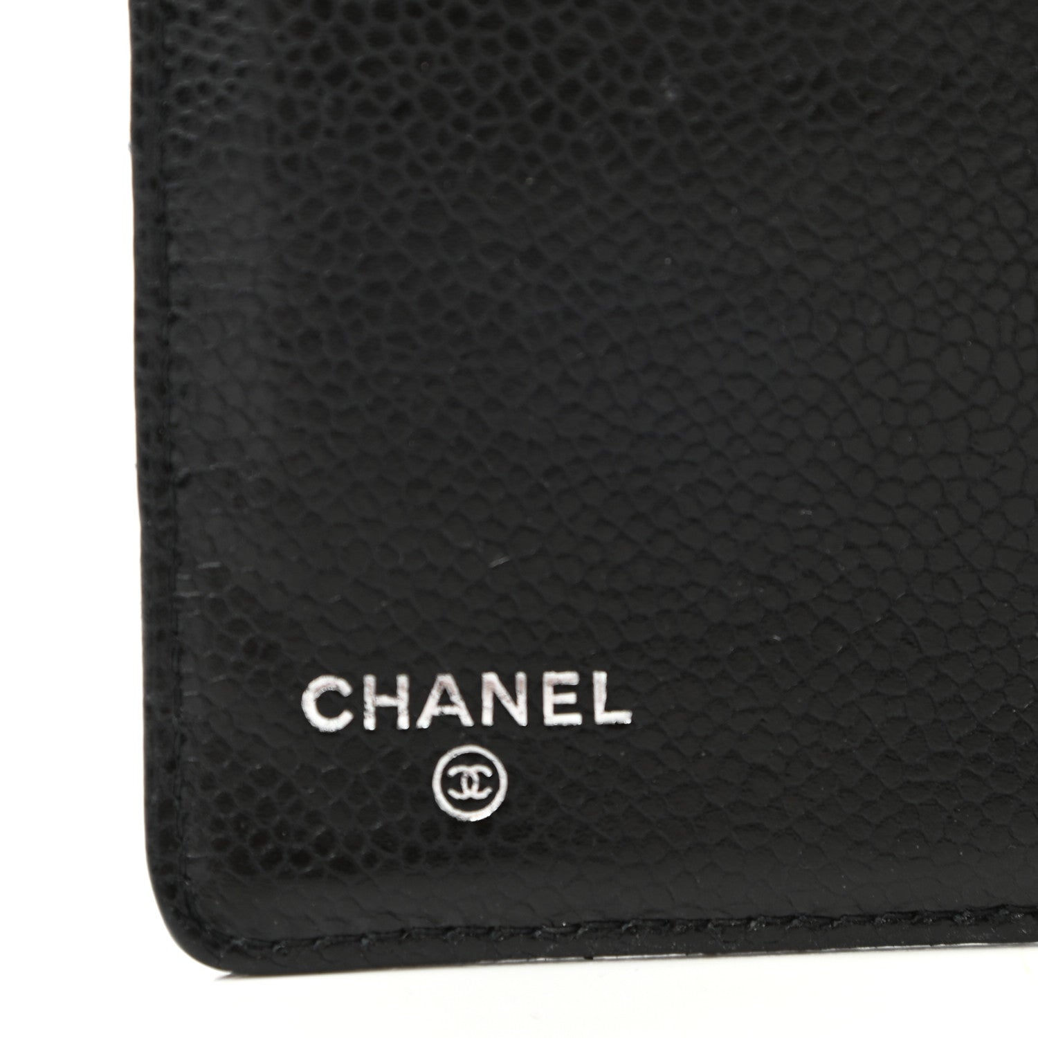 Chanel Caviar Quilted Yen Wallet Black 6 of 10