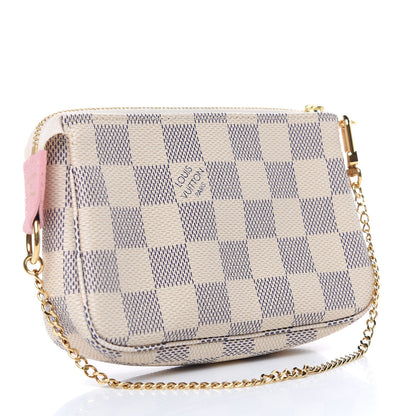 Louis Vuitton Damier Azur 2018 Christmas Animation Mini Pochette Accessories 3 of 8
