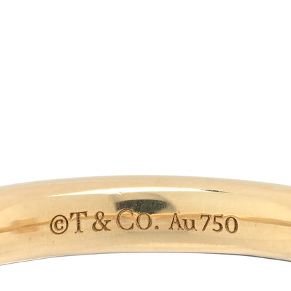 Tiffany 18K Yellow Gold Diamond T T1 Ring 51 5.75 4 of 5