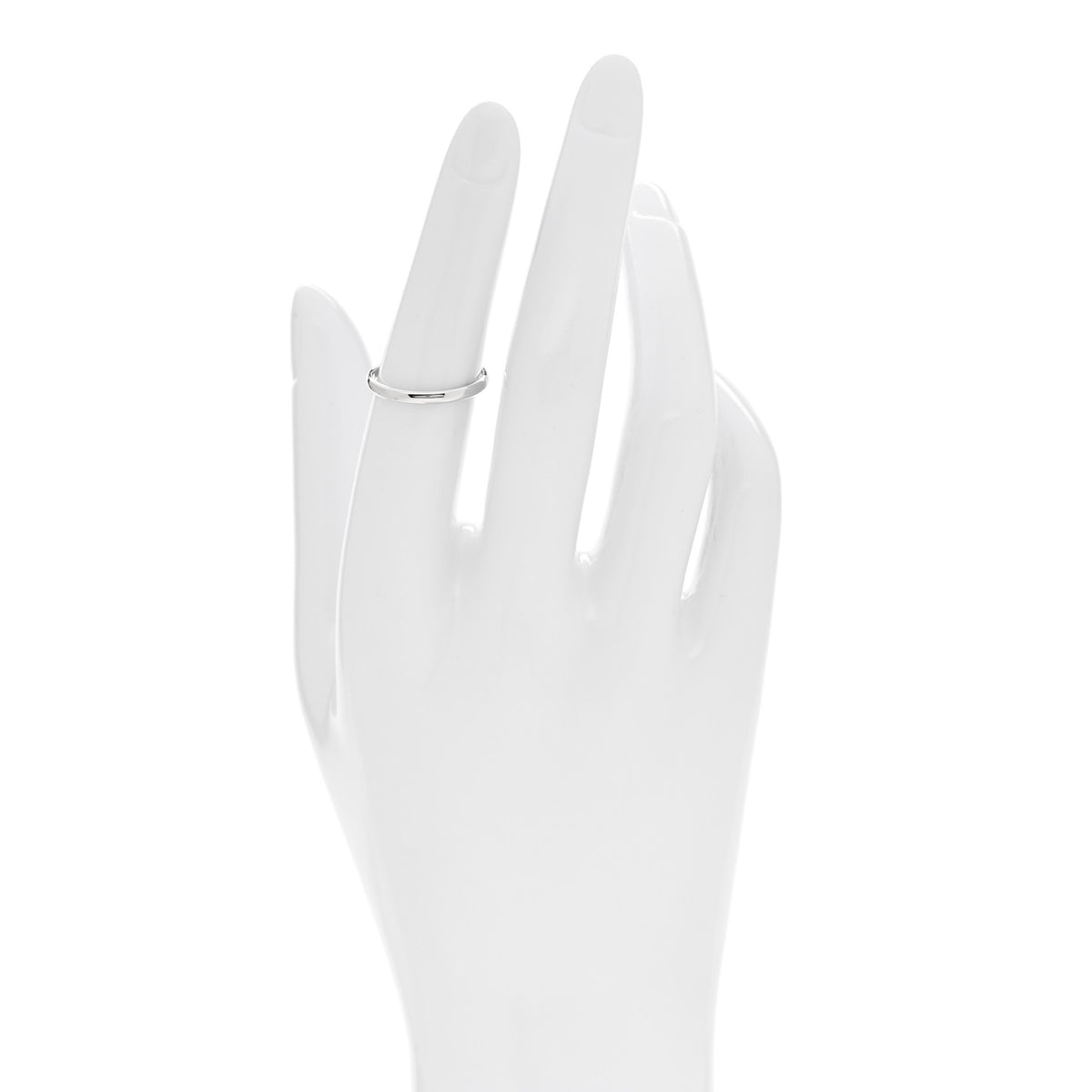 Tiffany Platinum 2mm Forever Wedding Band Ring 51 5.75 2 of 4