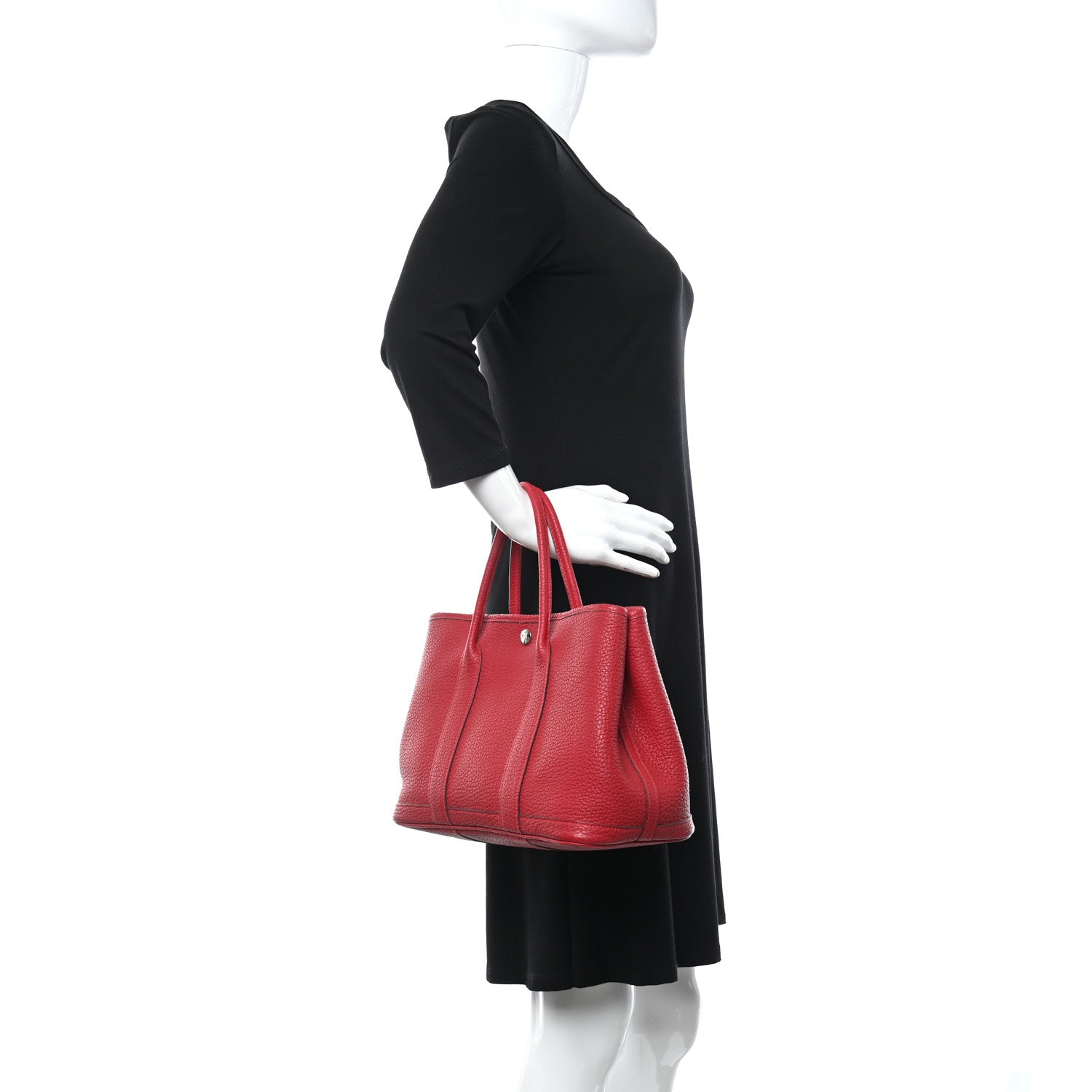Hermes Vache Country Garden Party 30 TPM Rouge Piment 2 of 15