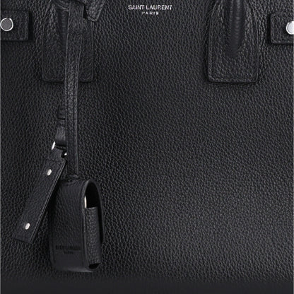 Saint Laurent Grained Calfskin Baby Sac De Jour Souple Black 8 of 10