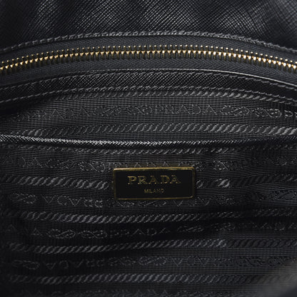 Prada Saffiano Large Galleria Double Zip Tote Black 6 of 9