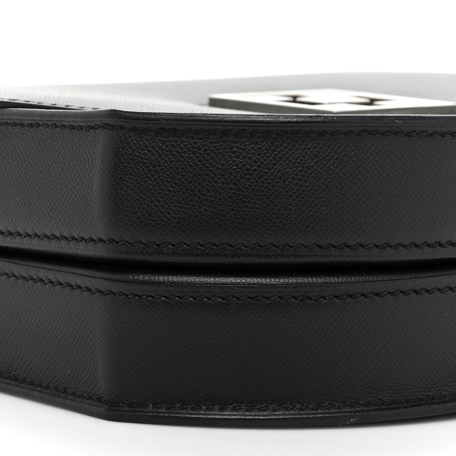 Hermes Grained Monsieur Mosaique Au 24-21 Black 7 of 13