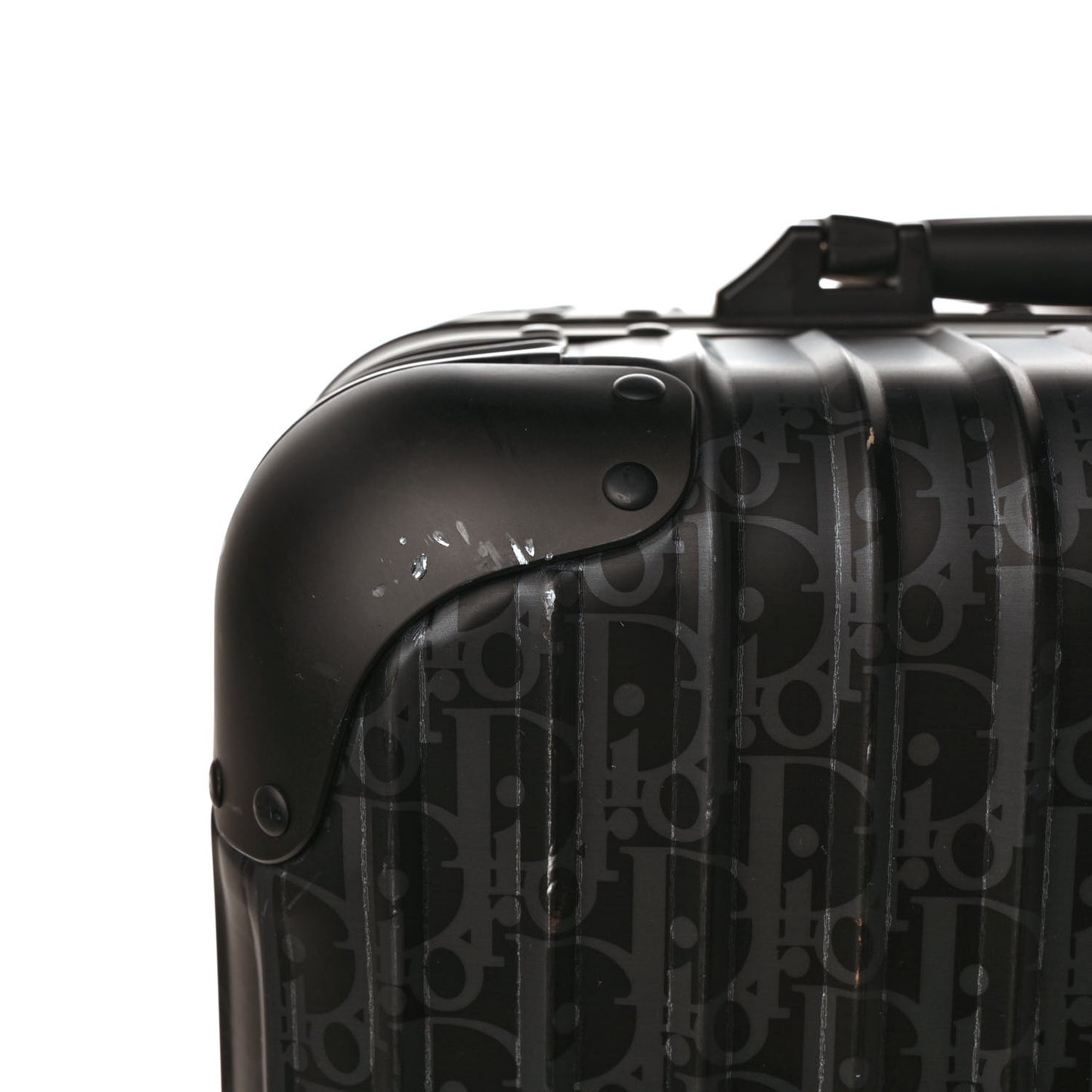 X RIMOWA Aluminum Gradient Cabin Luggage Black