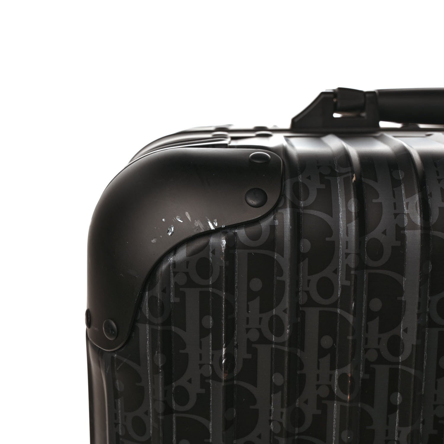 Christian Dior X RIMOWA Aluminum Gradient Cabin Luggage Black 13 of 14