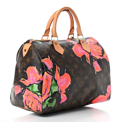 Louis Vuitton Monogram Roses Speedy 30 3 of 9