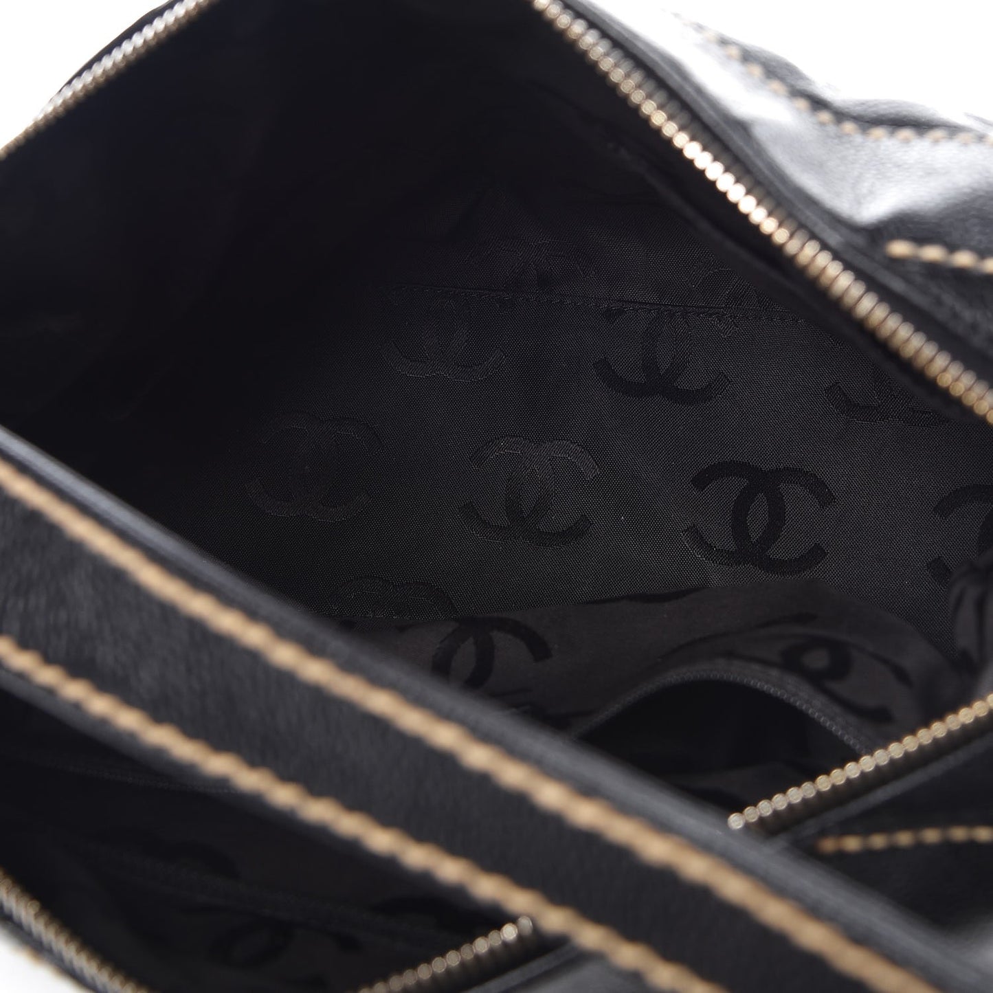 Caviar CC Stitched Hobo Black