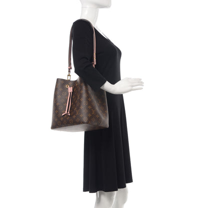 Louis Vuitton Monogram Neonoe MM Rose Poudre 2 of 11