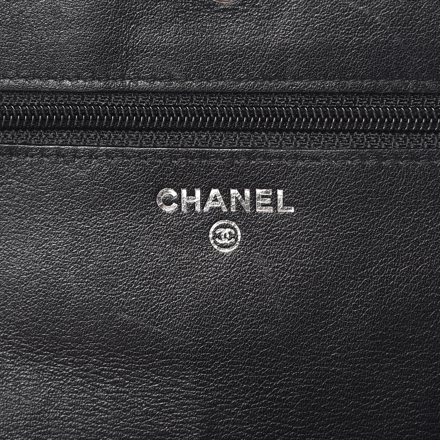 Chanel Caviar Sevruga Wallet On Chain WOC Black 6 of 10