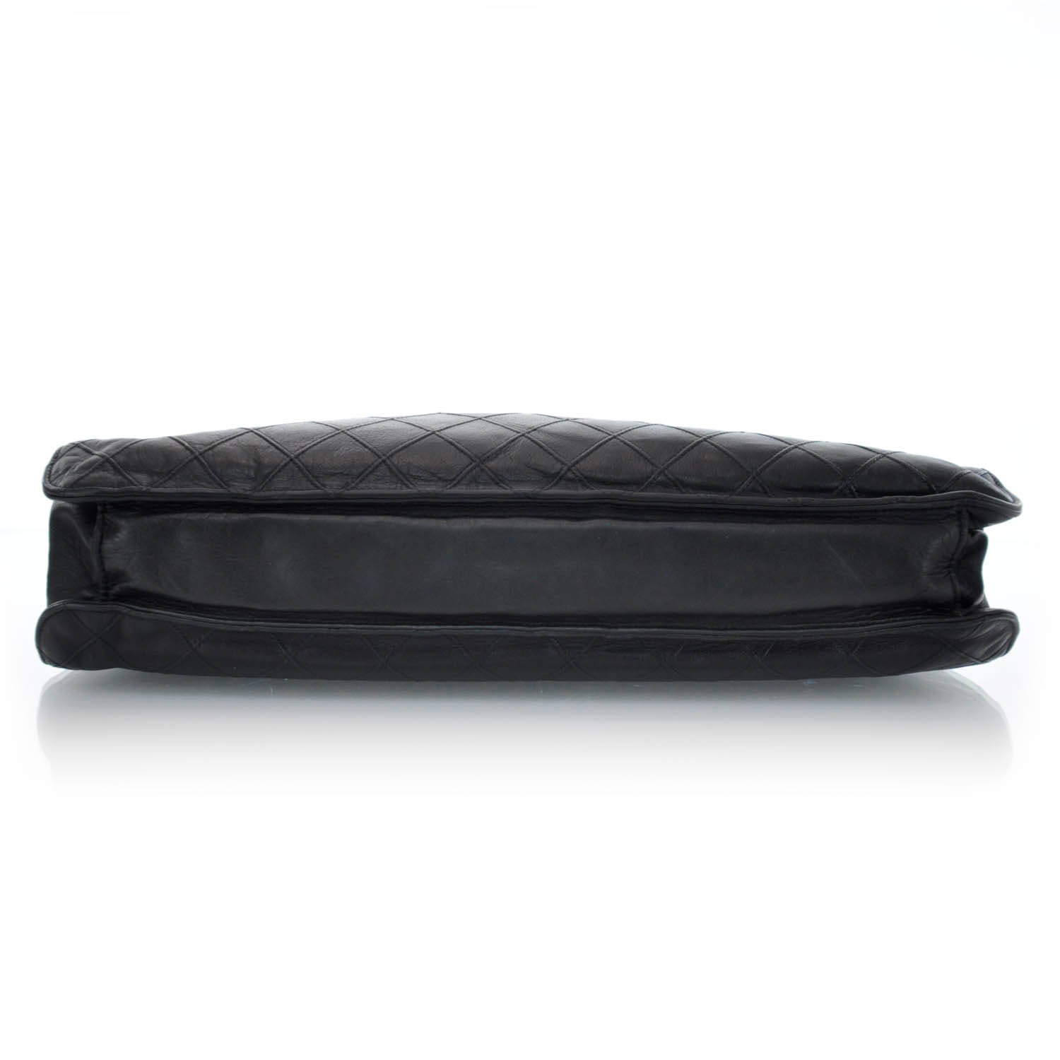 Chanel Lambskin Oversized Clutch Black 4 of 7
