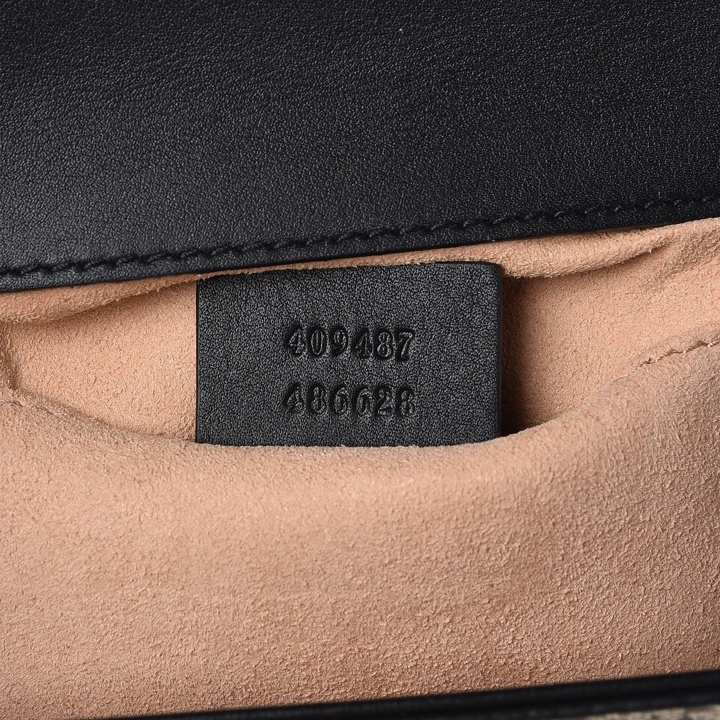 GG Supreme Monogram Bees Small Padlock Shoulder Bag Black