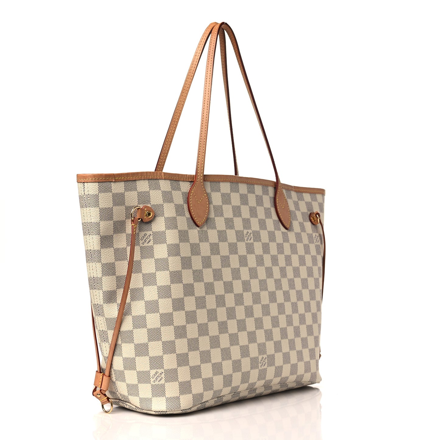 Damier Azur Neo Neverfull MM Rose Ballerine