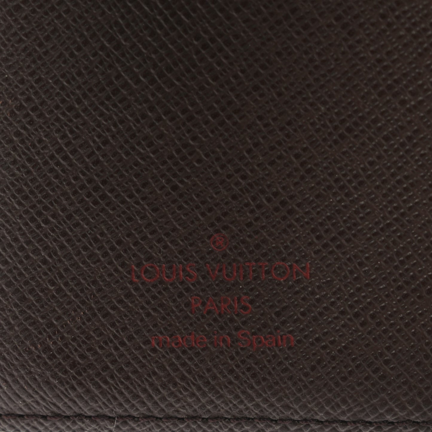 Damier Ebene Small Ring Agenda Cover