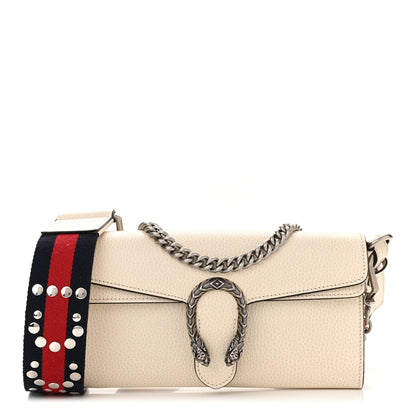 Gucci Dollar Calfskin Web Small Dionysus Crossbody Bag Mystic White 1 of 10