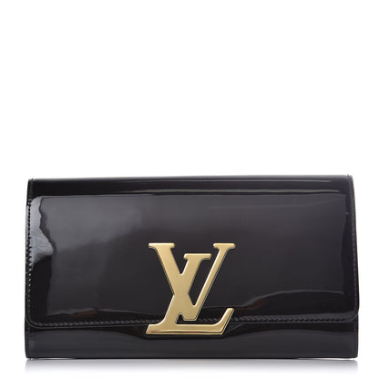 Louis Vuitton Patent Louise Clutch Black 1 of 7