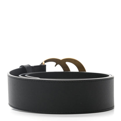 Gucci Calfskin Double G 40mm Belt 75 30 Black 2 of 5