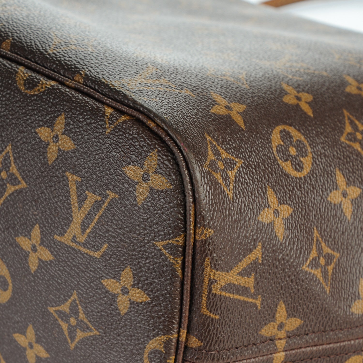 Louis Vuitton Monogram Neverfull MM Fuchsia 9 of 11