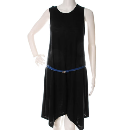 Chanel Patent CC Skinny Belt 95 38 Blue Fonce 2 of 8