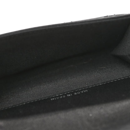 Chanel Patent Quilted Flap Card Holder Black 5 of 9