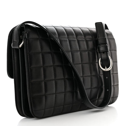 Saint Laurent Lambskin Quilted Le Maillon Satchel Black 3 of 10