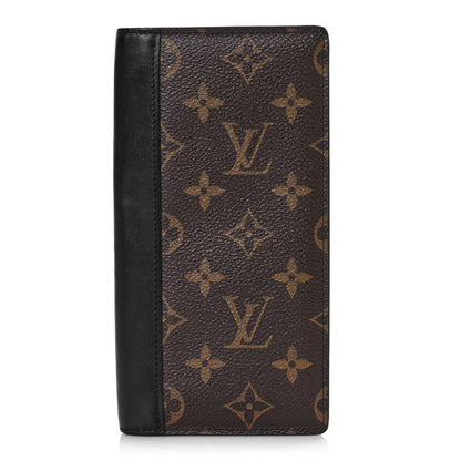 Louis Vuitton Monogram Macassar Brazza Wallet 1 of 8